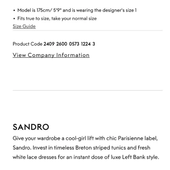 Sandro Paris New Mathias Silk Chain Print Button Down Blouse Medium Designer - Picture 15 of 16